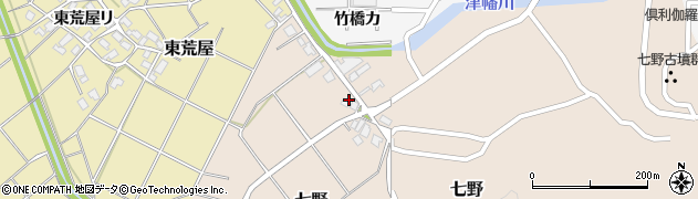 石川県津幡町（河北郡）七野（ホ）周辺の地図