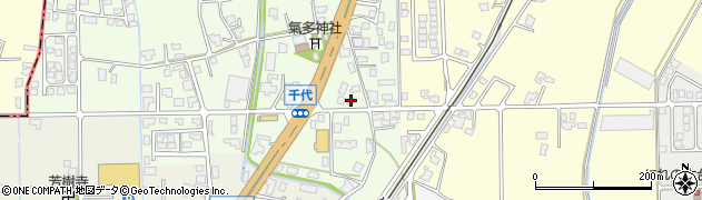 富山県砺波市千代127周辺の地図