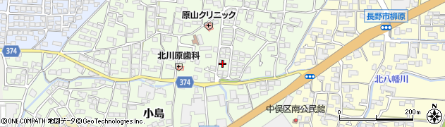 北長野停車場中俣線周辺の地図