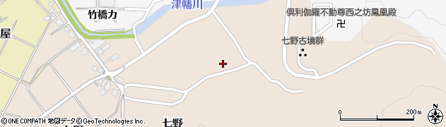 石川県河北郡津幡町七野リ周辺の地図