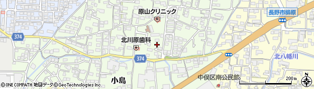 長野県長野市小島227周辺の地図