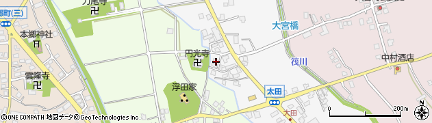 富山県富山市太田183周辺の地図