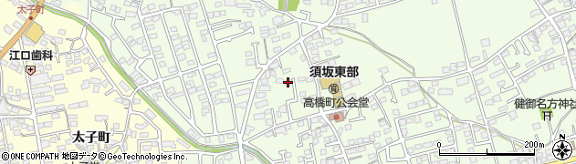 長野県須坂市日滝（高橋町）周辺の地図