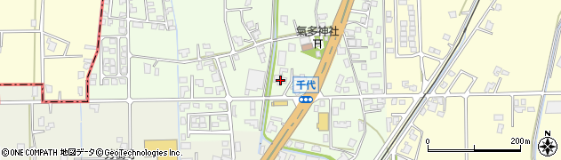 富山県砺波市千代147周辺の地図