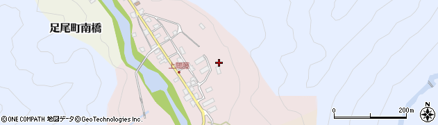 栃木県日光市足尾町上間藤周辺の地図