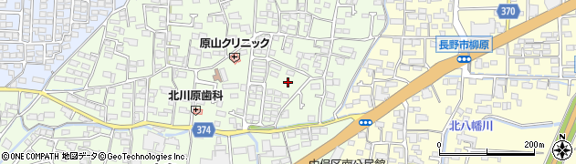 長野県長野市小島周辺の地図