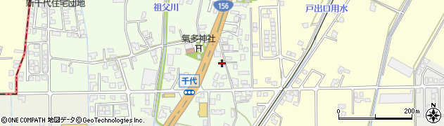 富山県砺波市千代332周辺の地図