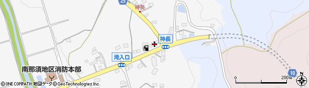 栃木県那須烏山市神長572周辺の地図