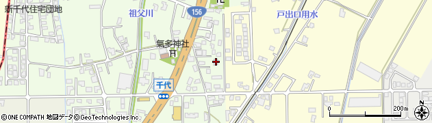 富山県砺波市千代120周辺の地図