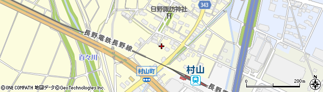 長野県須坂市村山261周辺の地図