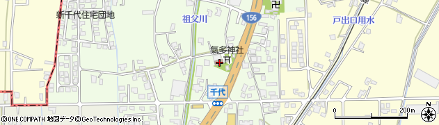 富山県砺波市千代154周辺の地図