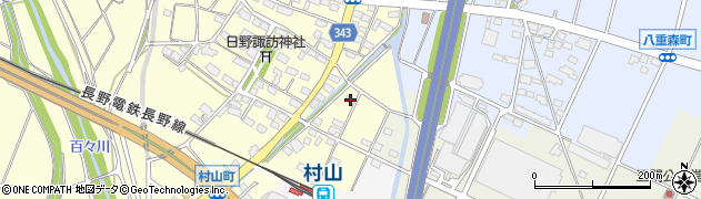長野県須坂市村山117周辺の地図