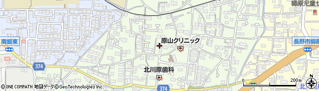 長野県長野市小島387周辺の地図