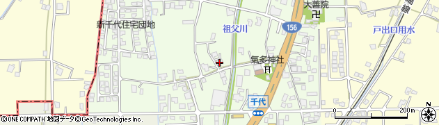 富山県砺波市千代241周辺の地図