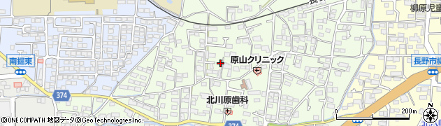 長野県長野市小島388周辺の地図