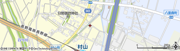 長野県須坂市村山116周辺の地図