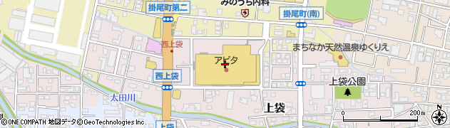 １００円ショップポピア　アピタ富山店周辺の地図