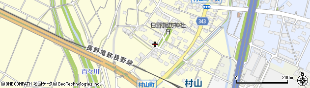 長野県須坂市村山269周辺の地図