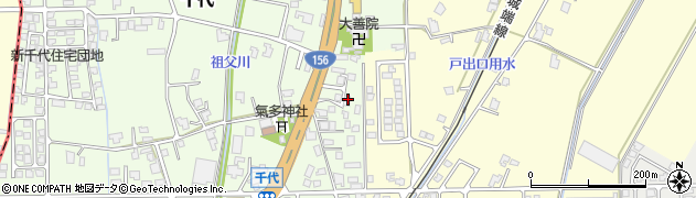 富山県砺波市千代102周辺の地図