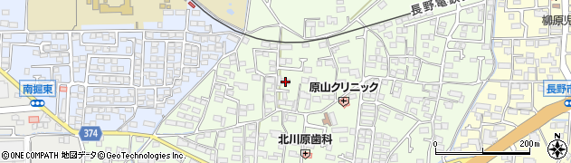 長野県長野市小島382周辺の地図