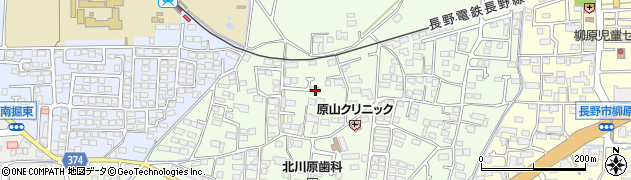 長野県長野市小島380周辺の地図