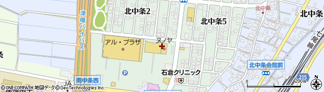 有限会社花座アル・プラザ津幡店周辺の地図