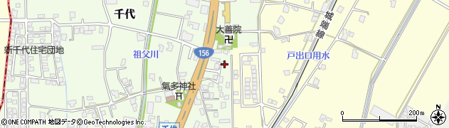 富山県砺波市千代101周辺の地図