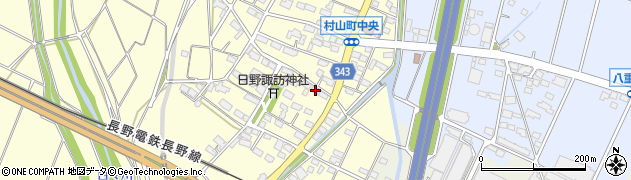 長野県須坂市村山294周辺の地図