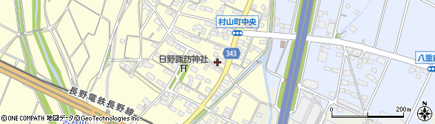 長野県須坂市村山317周辺の地図