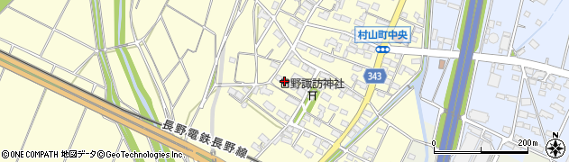 長野県須坂市村山286周辺の地図