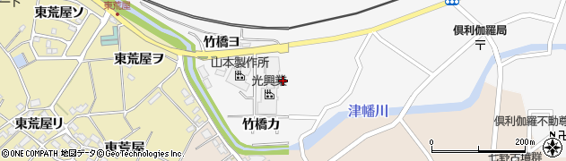 石川県津幡町（河北郡）竹橋（カ）周辺の地図