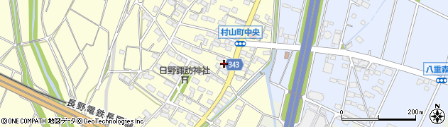 長野県須坂市村山318周辺の地図