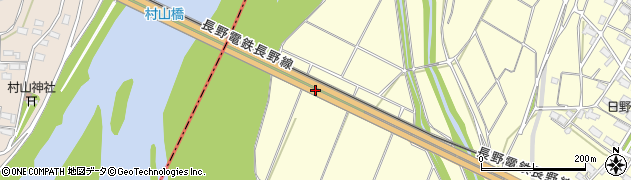 村山橋周辺の地図