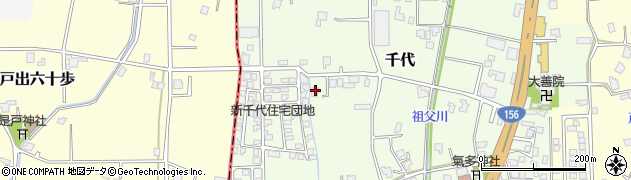 富山県砺波市千代278周辺の地図