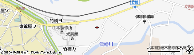 石川県津幡町（河北郡）竹橋（メ）周辺の地図