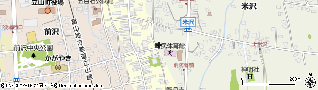 米沢児童公園周辺の地図