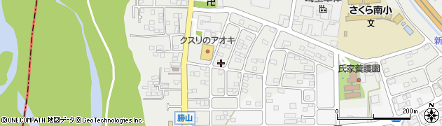 栃木県さくら市氏家1178-6周辺の地図