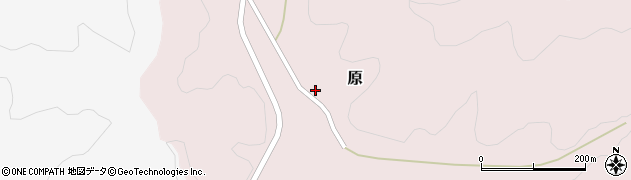 石川県津幡町（河北郡）原（ニ）周辺の地図