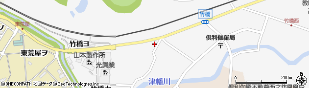 石川県津幡町（河北郡）竹橋（ル）周辺の地図