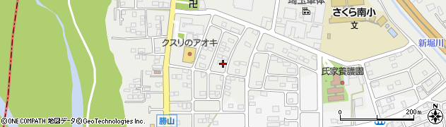 栃木県さくら市氏家1178-13周辺の地図