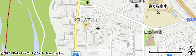 栃木県さくら市氏家1178周辺の地図