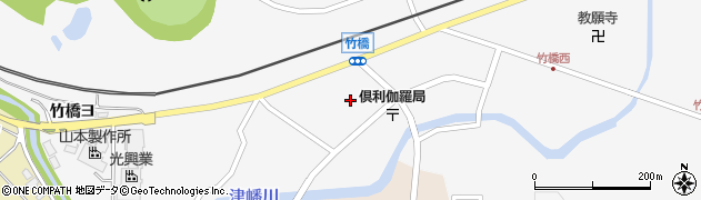 石川県津幡町（河北郡）竹橋（西）周辺の地図