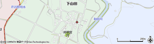 下山田公民館周辺の地図