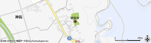 栃木県那須烏山市神長535周辺の地図