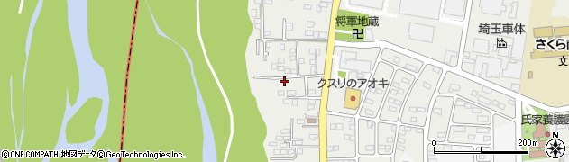 栃木県さくら市氏家1221周辺の地図
