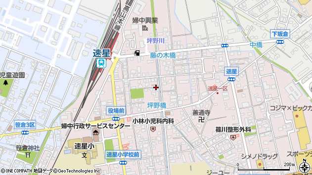 〒939-2706 富山県富山市婦中町速星の地図