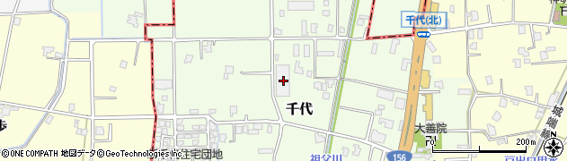 富山県砺波市千代223周辺の地図