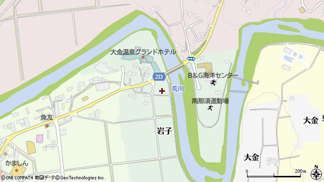 〒321-0521 栃木県那須烏山市岩子の地図