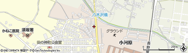 長野県須坂市小河原周辺の地図