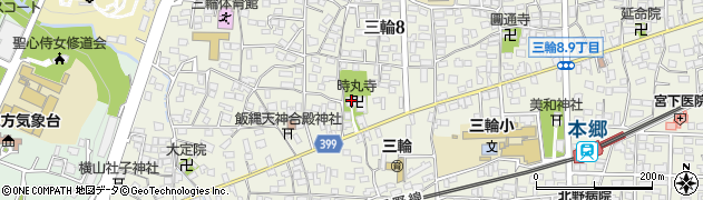 時丸寺周辺の地図